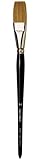 da Vinci Graphic Design Series 1350 One Stroke Brush, Medium Length Sabeline with Black Handle, Size 14
