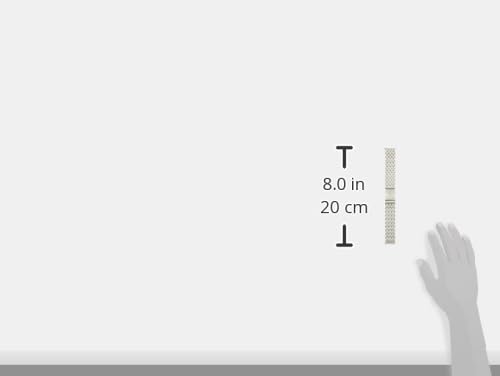 Timex 20mm Stainless Steel Quick-Release Bracelet – Silver-Tone with Deployment Clasp