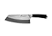 ZHEN Japanese VG-10 3-Layer Forged High Carbon Stainless Steel Light Vegetable Chopping Chef Knife/Cleaver, 7-inch, TPR Handle