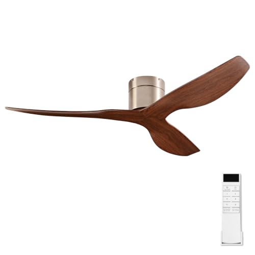 BUENION PL-NB52 Flush Mount Ceiling Fan