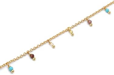 Collar Mujer Dancing Stones Baño Oro