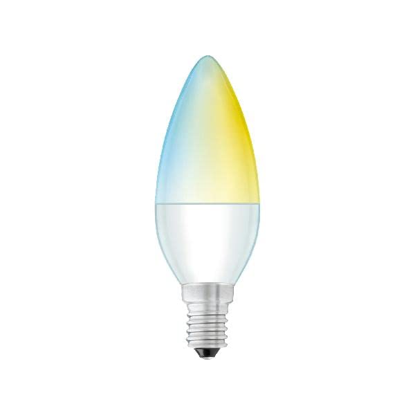 Maxim LED Small Edison Skrew (Colour Changing Temperature) - 5.5watt (40watt) 470 Lumens - Candle - PA - Pearl - Dimmable via App - Smart WiFi - 40MSLCCCTSES1PKB