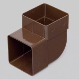 Ali axis (Marley) A-RBE3b BLACKSquare downpipe Offset Bend: 87.5 deg 65mm System