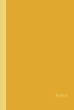 Journal: Two Tone Yellow 6x9 - GRAPH JOURNAL - Journal with graph paper pages, square grid pattern by Premise Content