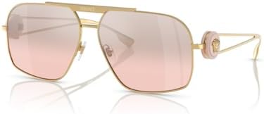 Amazon.com: Versace Sunglasses VE 2269 10027E Gold Light  display picture 2