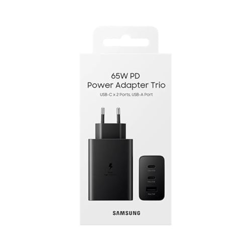 Samsung Triple USB Charger A+C+C PD 65W (35W+25W+5W) nero en promo sur Amazon