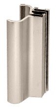 CRL Brite Chrome Slip-On Handle For 3/16" or 1/4" for Frameless Pivot Door