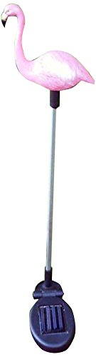 GSL SS E2183 Flamingo Stake with Solor Color Changing Light