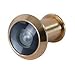 Extra-Large Brass Door Viewer Peephole - Wide 180-Degree Fish-Eye View - Taiwan