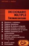 Diccionario Multiple - 9 Diccionarios En Un Volume 8428304009 Book Cover