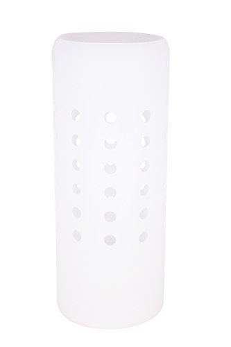 HYDRATE GO Protective Silicone Sleeve Cover for Hydro Flask Water Bottles (Multiple Sizes & Colors) (Translucent White, 40 oz.)