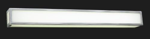 PLC Lighting 1034 PC 1 Light Vanity, Oriana Collection, Polished Chrome finish by PLC Lighting