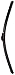 Bosch ICON 424A Wiper Blade, Up to 40% Longer Life - 24