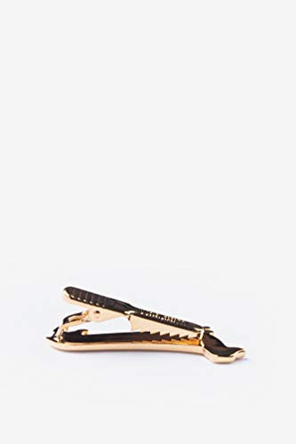 Long Weiner Dog Gold Metal Tie Bar