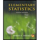 Elementary Statistics, Triola, 0131959980