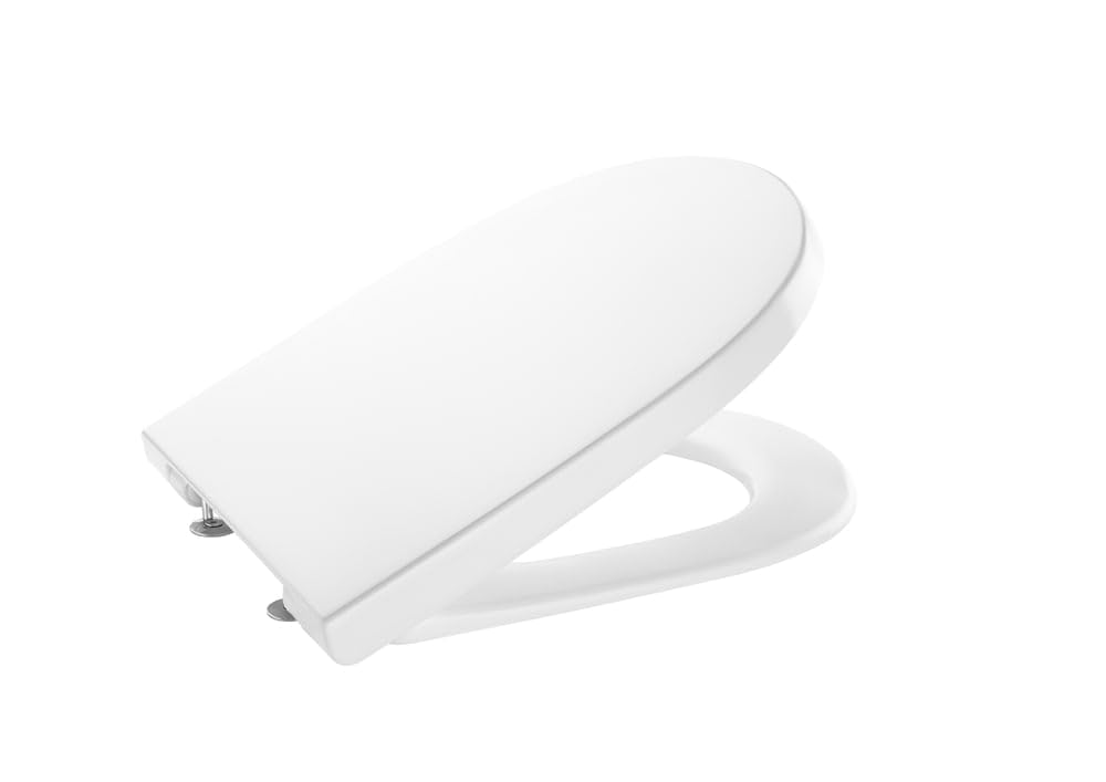 Round Compact Toilet Seat and Lid