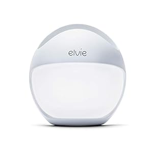 Elvie Curve Manual Wearable Breast Pump | Hands-Free, Kick-Proof, Portable Silicone Pump That Can Be Worn in-Bra for…