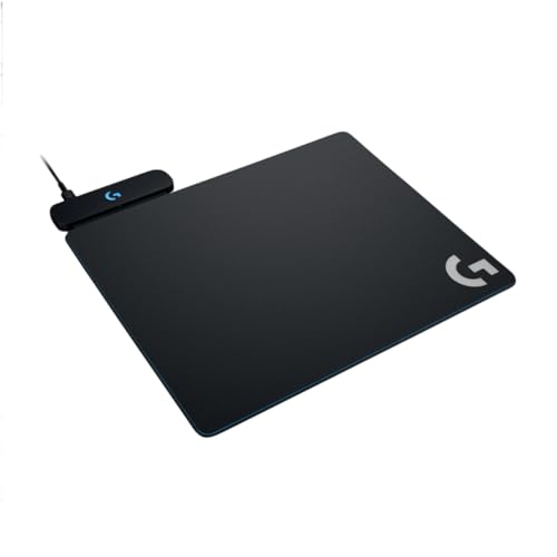 Photo 1 of Logitech G POWERPLAY Wireless Charging System for G502 LIGHTSPEED, G502 X PLUS, PRO X Superlight Gaming Mice & more, Wireless Charging Mouse Pad for PC/Mac, in Cloth + Hard Mousepads