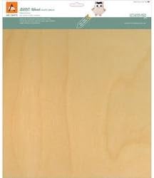 Bulk Buy: Arc Crafts (3-Pack) BARC Wood Sheet W/Paper Backing 12in. x 12in. White Birch ARCBW47