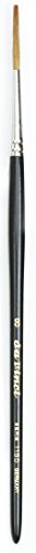 da Vinci Graphic Design Series 1150 Lettering/Showcard Brush, Medium Length Straight Edge Sabeline with Black Handle, Size 8