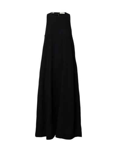 SELECTED WOMEN Damen Slfluisa Relaxed Linen Blend Dress Noos, Black, 34