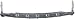QP H601D-a Honda Front Bumper Upper Retainer Center