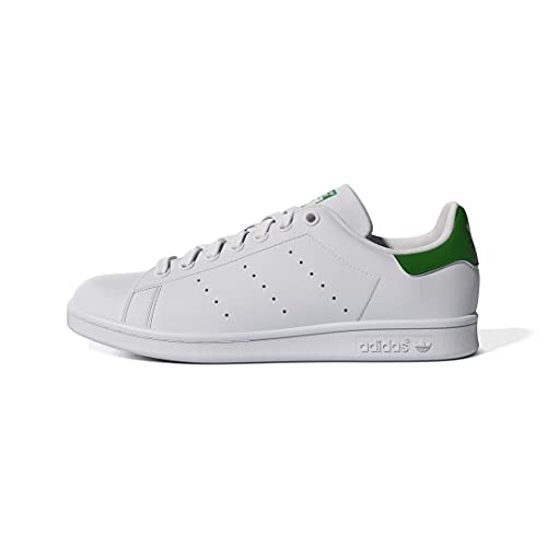 adidas Originals Women's Stan Smith (End Plastic Waste) Sneaker, White/Green/White, 11 | Pricepulse