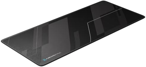 Artemis Alfombrilla Gaming XXL Tela Jacquard Base Antideslizante Borde Ribeteado Negra