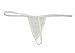 Deargirl Panty T Back G-String Thong for Women Cotton/lace (One Size(FITS Most XS to M), White Mesh)