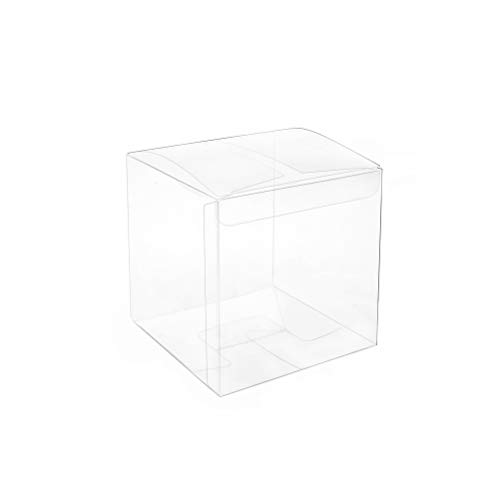 Clear Plastic Box. LaRibbons 30Pcs PET Transparent Boxes, Candy Box