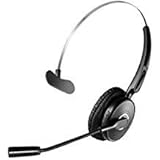 Bluetooth Headset V4.2 - Noise Canceling Wireless Bluetooth Headset for Truck Driver - Hands Free Wireless Over Head Earpiece with Noise Reduction Mic for Office/Driving (20 Hours Talk Time).