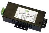 36-72VDC Input, 24V 2.9A 70W Regulated Output DCDC Isolated Voltage Converter, Wire Terminal Input and Output (12AWG Max), Industrial Strength, Metal Housing, Includes DIN Rail Mounting Kit