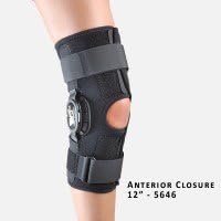 Hely and Weber Velocity Hinged Knee Brace (Large 12" Anterior Closure)