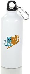 Fairy Tail Happy Cool Aluminum Sports Water Bottle - 400/500/600ML 400ml