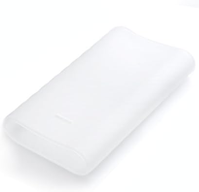 Protective Case for iKits 10200mAh Portable Charger, Fast Charge Power Bank Silicone Case, Ripple Wave Design, Precise LED Lights Cut, Colorful Choices for 10000mAh Batter Pack (Transparent)