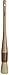 SPARTA 4038000 Boarhair Round Brush, Ergonomic Shape With Studry Wood Handle, 1 Inch, Brown