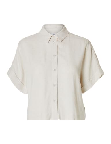 Selected Femme Female Kurzarmhemd Cropped