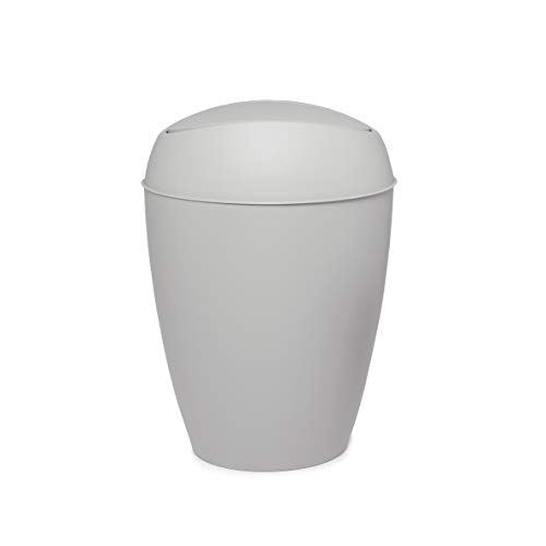 Umbra Twirla, 2.4 Gallon Trash Can with Swingtop Lid, Gray Pricepulse