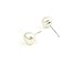 HinsonGayle Thank You Gift Handpicked 6-7mm White Button Freshwater Cultured Pearl Stud Earrings