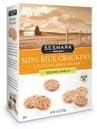 Sesmark Foods B23638 Sesmark Foods Sesame Garlic Mini Rice Crackers -6x5.25 Oz