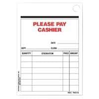 Amazon.com : Please Pay Cashier Receipt : Blank Receipt Forms : Office ...