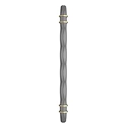 Amerock | Cabinet Pull | Black Chrome/Golden