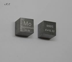 Molybdenum Cube - 10mm Pure Metal Element Cubes