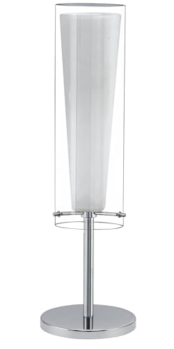 Eglo lampada da tavolo Pinto, lampada da tavolo a 1 fiamma, lampada