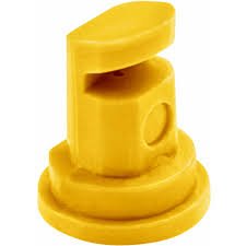 Package of 12 - Hypro Lurmark DeflecTip Wide-Angle Flat Flood Spray Tip - Yellow - 0.1 GPM - 30DT1.0