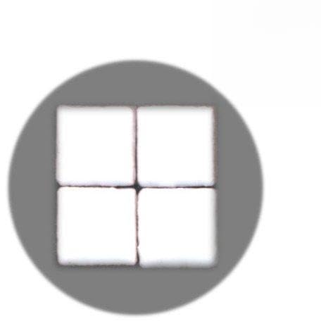 Mosaic-Minis (10x10x3mm), 250 pieces, Oyster white, RW02