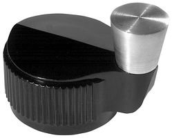 EHC (ELECTRONIC HARDWARE) DS125-6-2G Crank Handle Round KNOB, 6.35MM