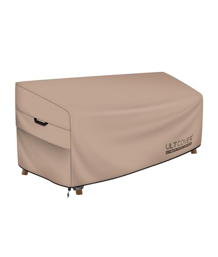ULTCOVER Waterproof Outdoor Sofa Cover - Heavy Duty Patio Bench Covers 58W x 28D x 35H inch