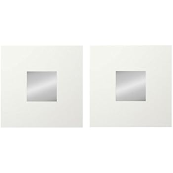 Amazon Com Ikea Malma White Decorative Wall Mirror Wood 2