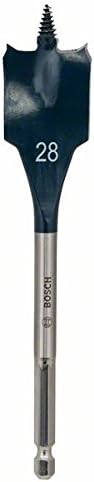 Bosch 2608595496 28 x 152 mm Hex Shank Self-Cut Speed Flat Drill Bit, grey/black, diameter 28,00 mm - Image 3
